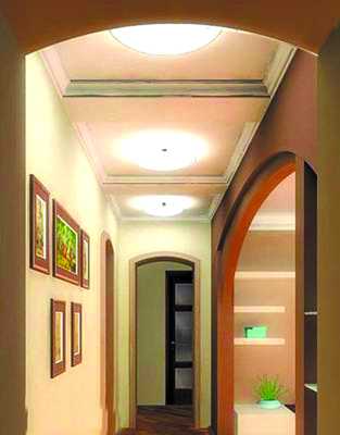 Правильно підібране освітлення в передпокої дозволяє зробити невелике, вузьке приміщення більш світлим і просторим, а також надає шарм і привабливість навіть найпростішої передпокої