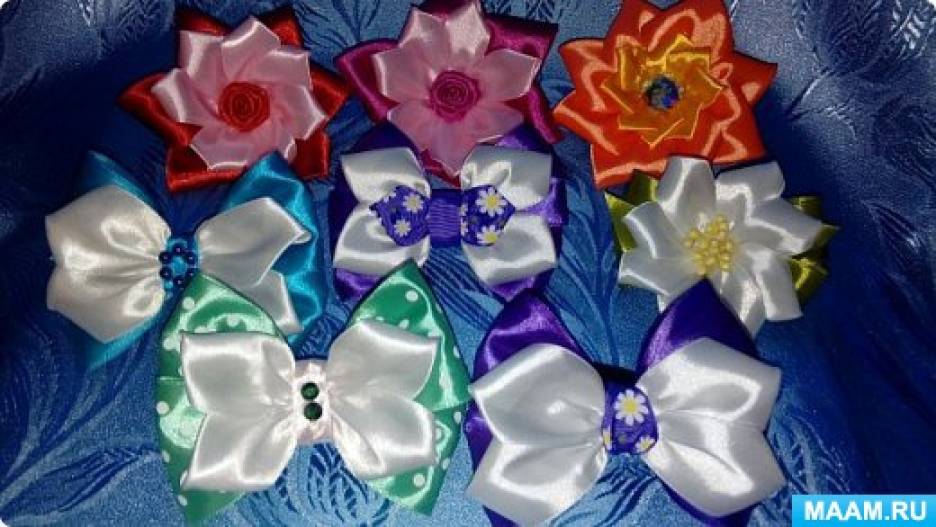 Моє захоплення «Квіти з тканини (стрічок)» цумамі канзаші   Стрічки, це напевно - найулюбленіше моє заняття