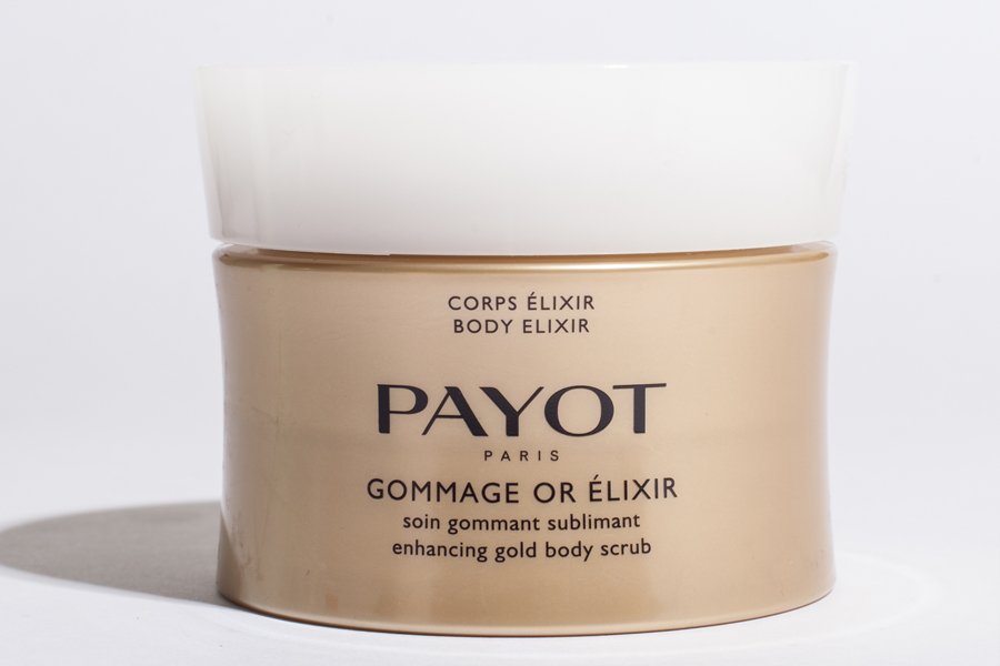 Cовершенствующій золотий скраб для тіла Gommage or élixir, Payot